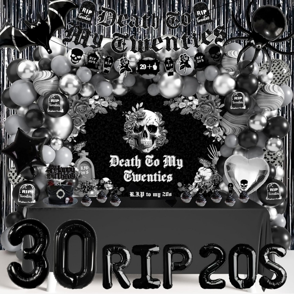 'Death to My Twenties' Party Decoration Set
